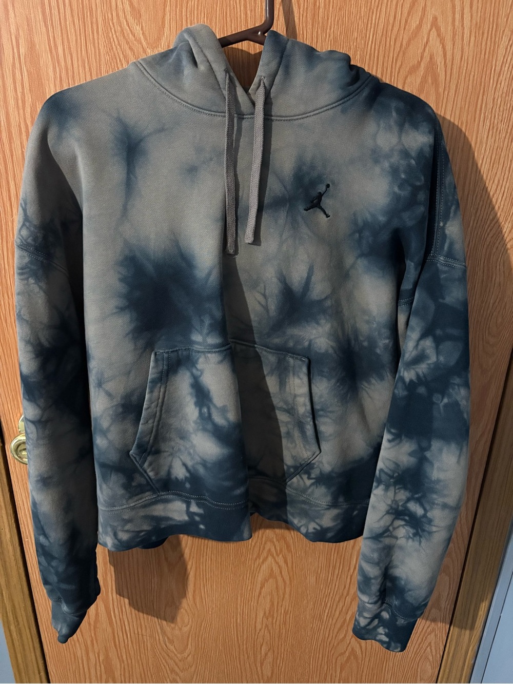 Jordan Tie-Dye Pullover Hoodie - Blue/Gray